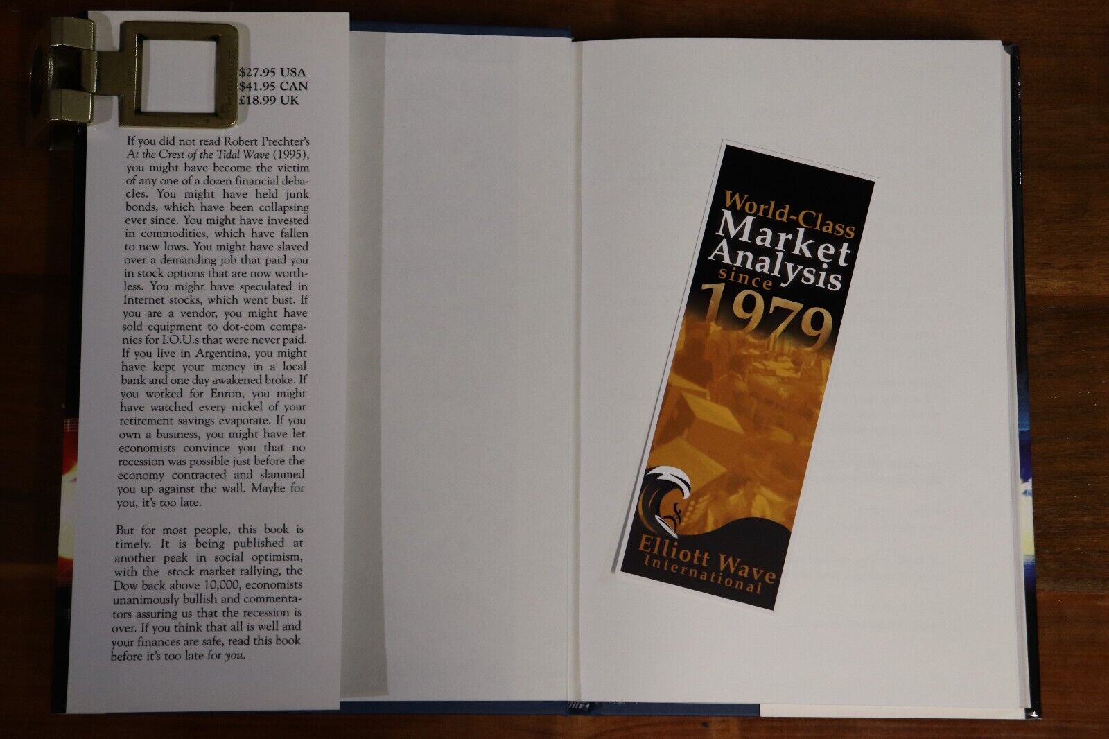 Conquer The Crash by Robert Prechter - 2008 - Economics & Stock Market Book