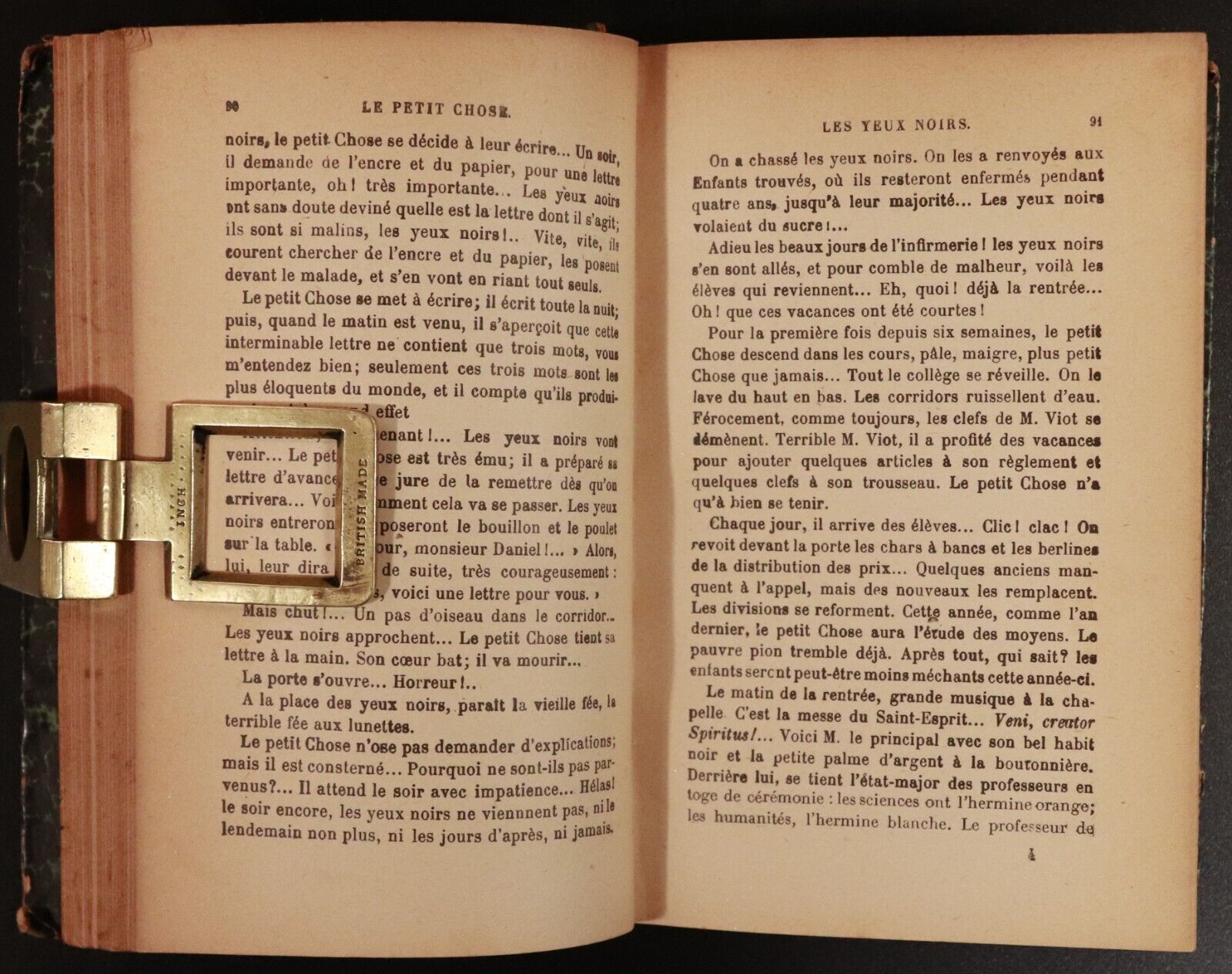 1923 Le Petit Chose by Alphonse Daudet Antiquarian French Fiction Book