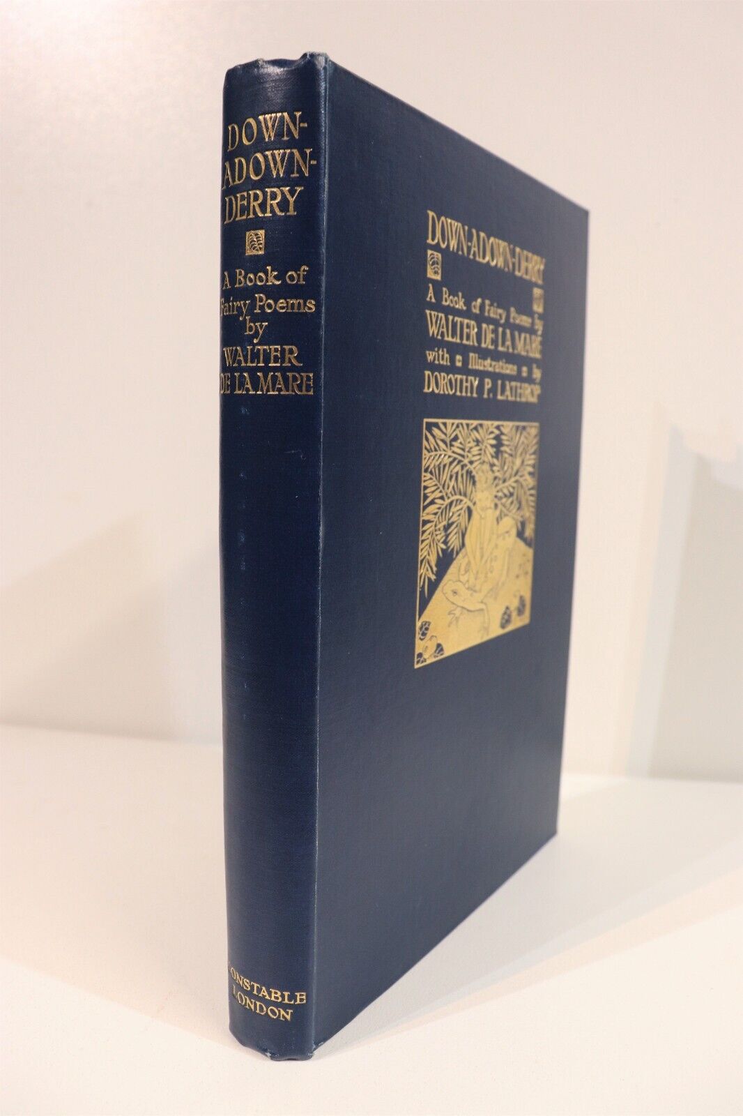 Down-Adown-Derry: Walter De La Mare - 1922 - 1st Edition Literature Book - 0