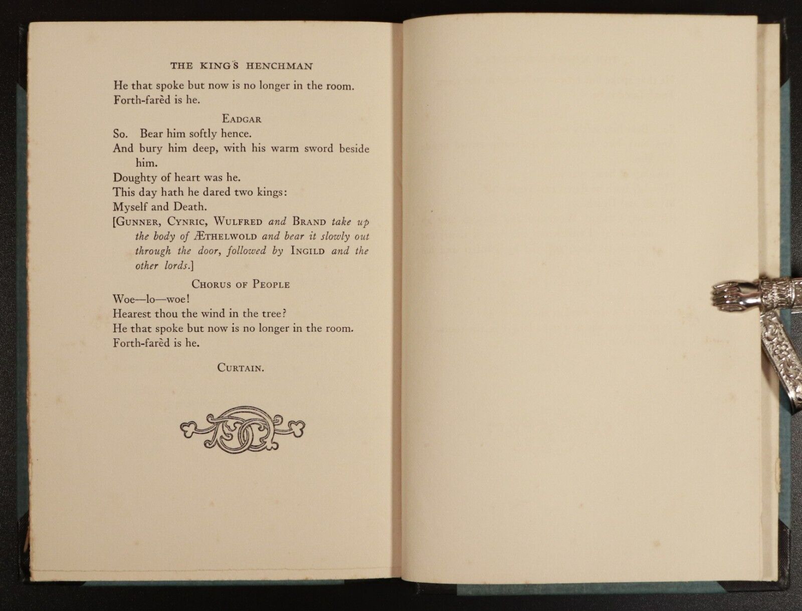 1927 The King's Henchman by Edna St Vincent Millary Antique Theatre History Book