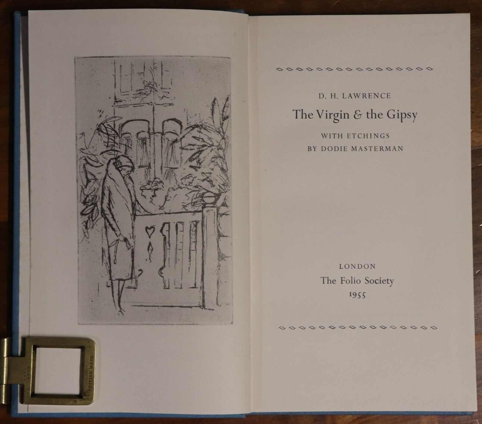 The Virgin & The Gipsy by DH Lawrence - 1955 - Folio Society Literature Book - 0
