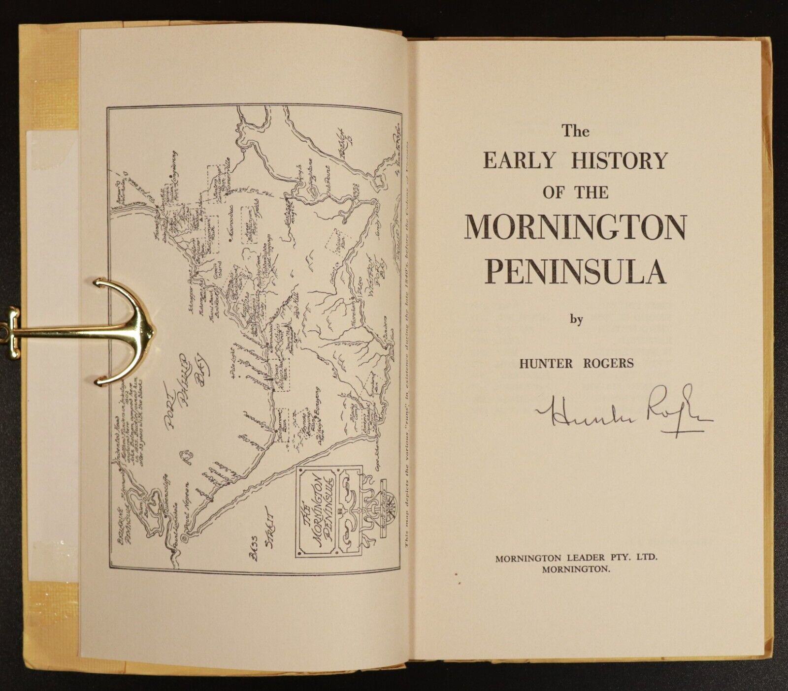 1978 Early History Of The Mornington Pensinsula Australian Local History Book