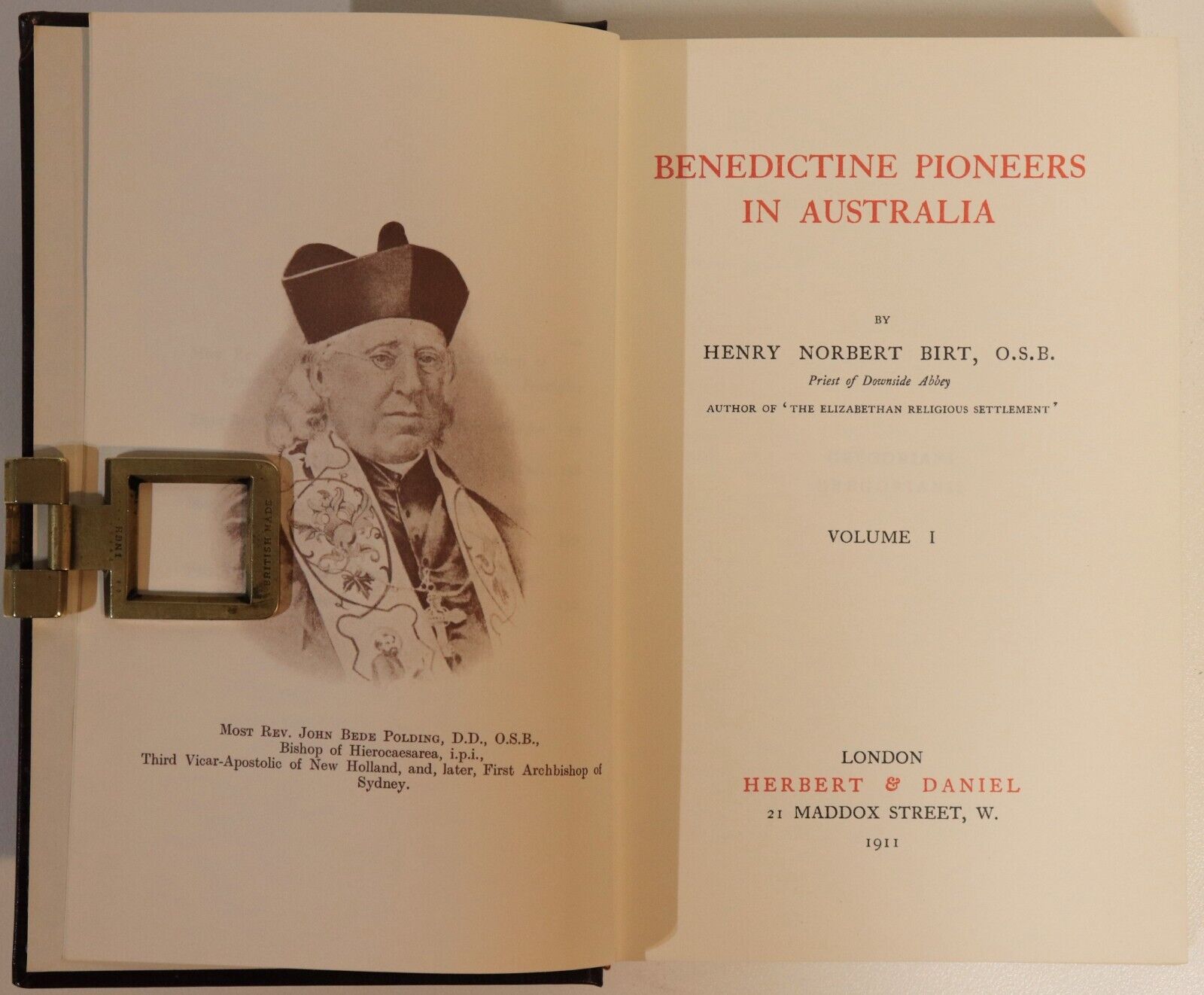 1969 2vol Benedictine Pioneers In Australia by H Birt Australian Religious Books - 0