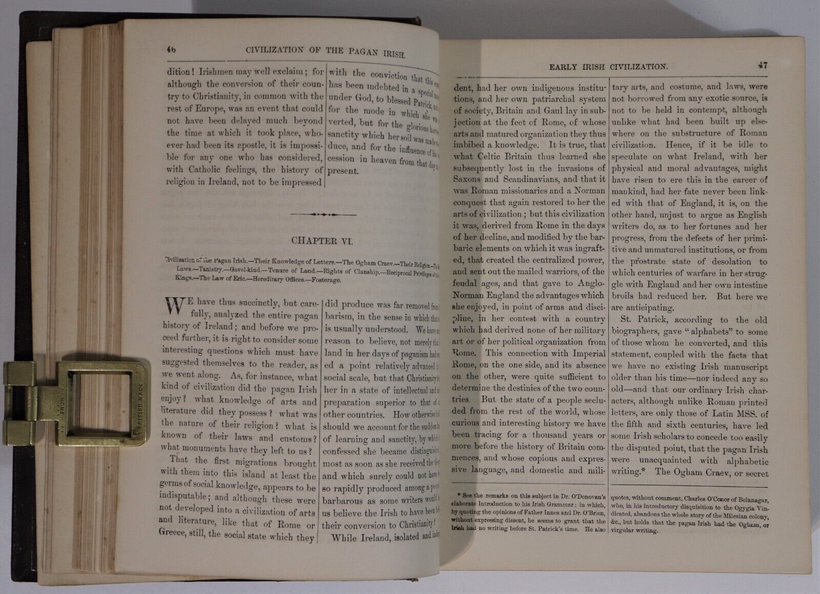 1882 The History Of Ireland by Martin Haverty Antiquarian Irish History Book