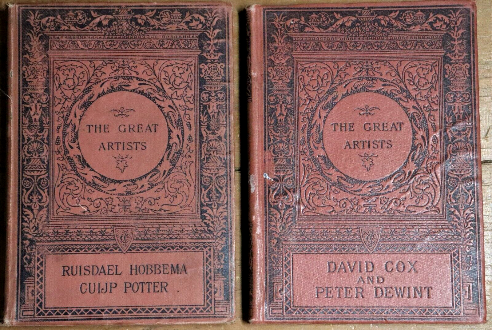 The Great Artists - Hobbema Potter Cox Dewint - 1891 - 1st Ed. - Artist Books