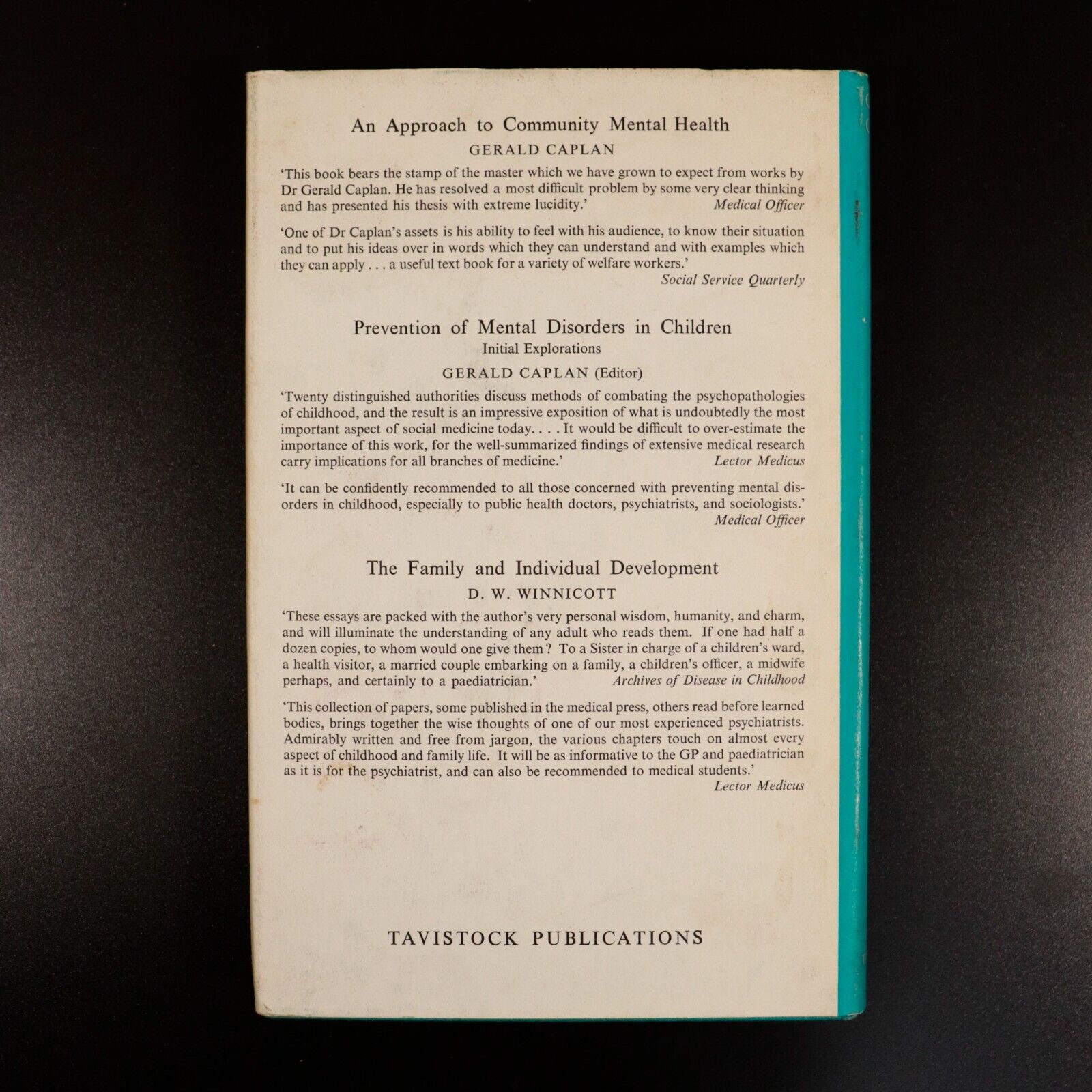 1966 Principles Of Preventive Psychiatry Gerald Caplan Medical Reference Book