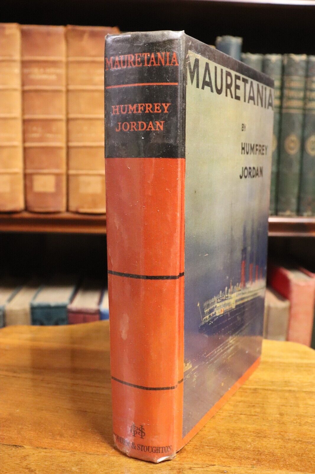 Mauretania by Humfrey Jordan - 1936 - 1st Edition Maritime History Book