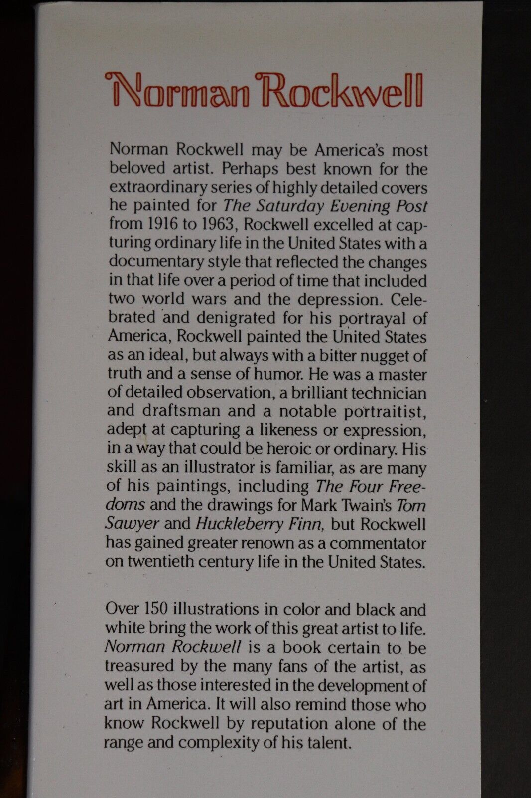 Norman Rockwell by Elizabeth Montgomery - 1989 - American Art Book