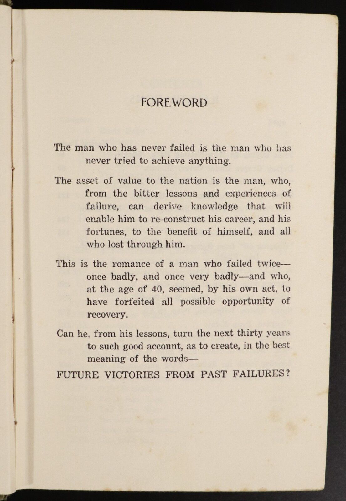 1925 The Victories Of Failure 1st Ed by C.J. De Garis Australian Fiction Book