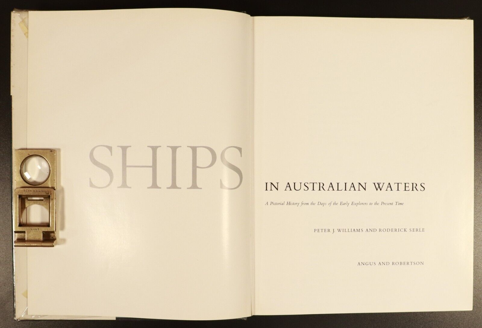 1968 Ships In Australian Waters by Peter J. Williams Vintage Maritime Book - 0