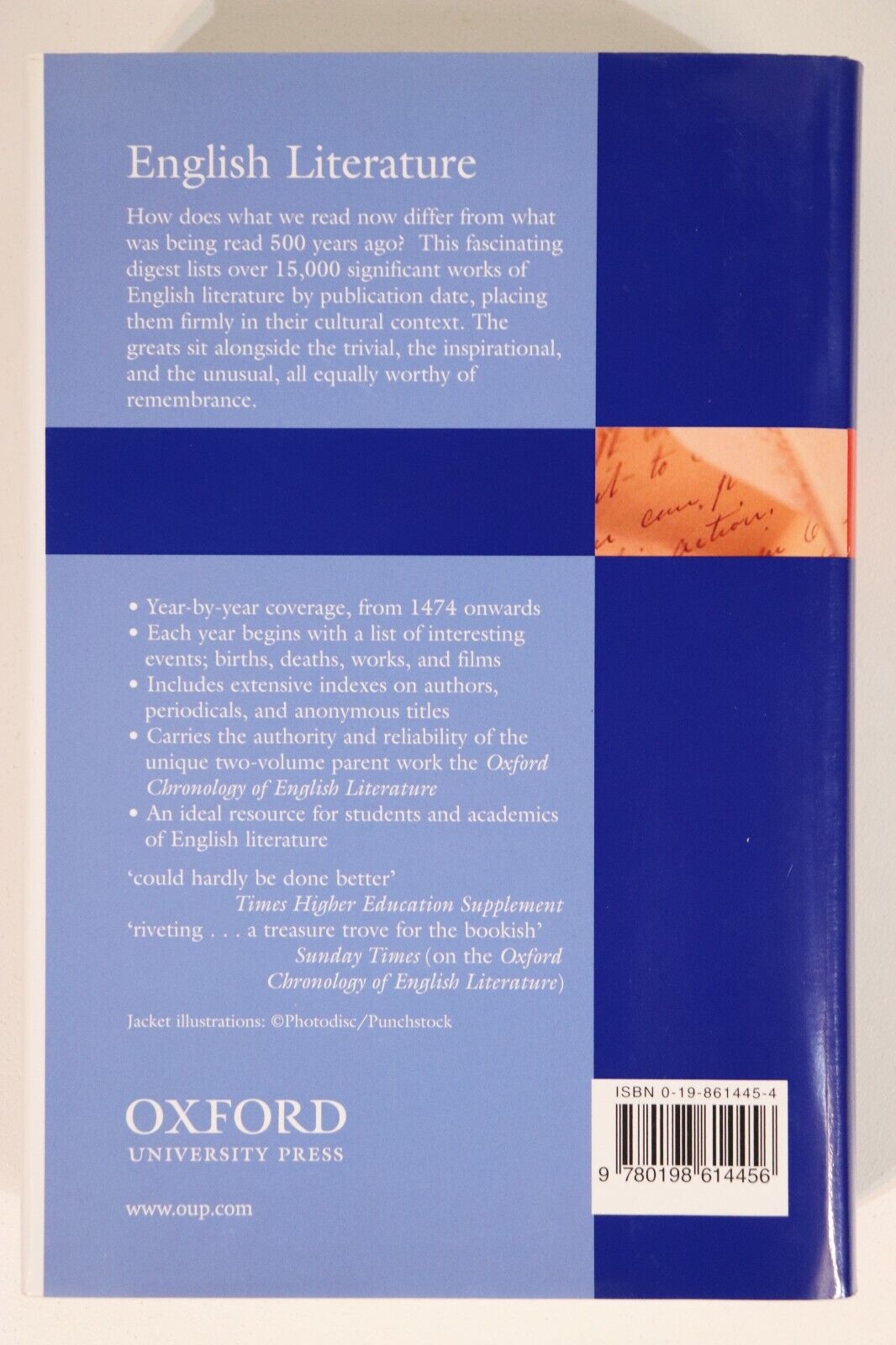 The Oxford Chronology Of English Literature - 2005 - Reference Book