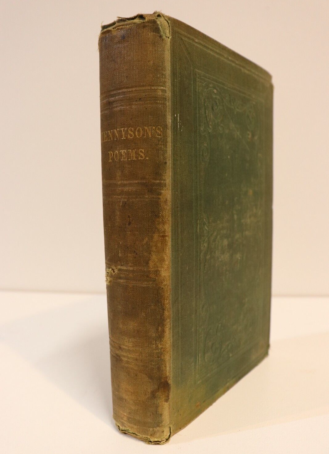1851 Poems by Alfred Tennyson Antiquarian Poetry Book