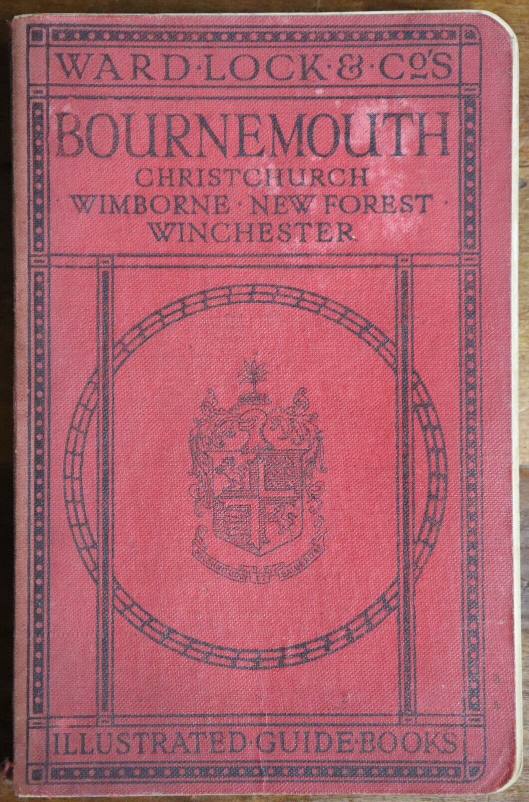 Guide To Bournemouth: Ward Lock & Co - 1927 - Antique Travel Guide Book w/Maps