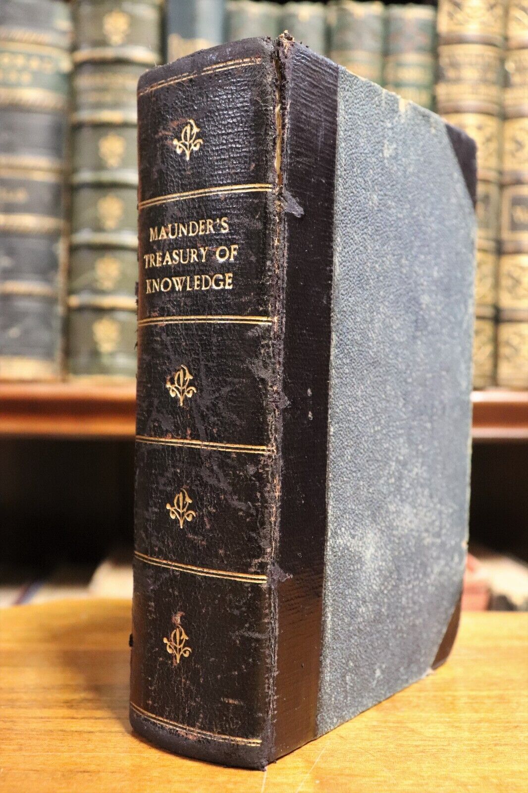 The Treasury Of Knowledge: S Maunder - 1831 - Antique Dictionary & Grammar Book