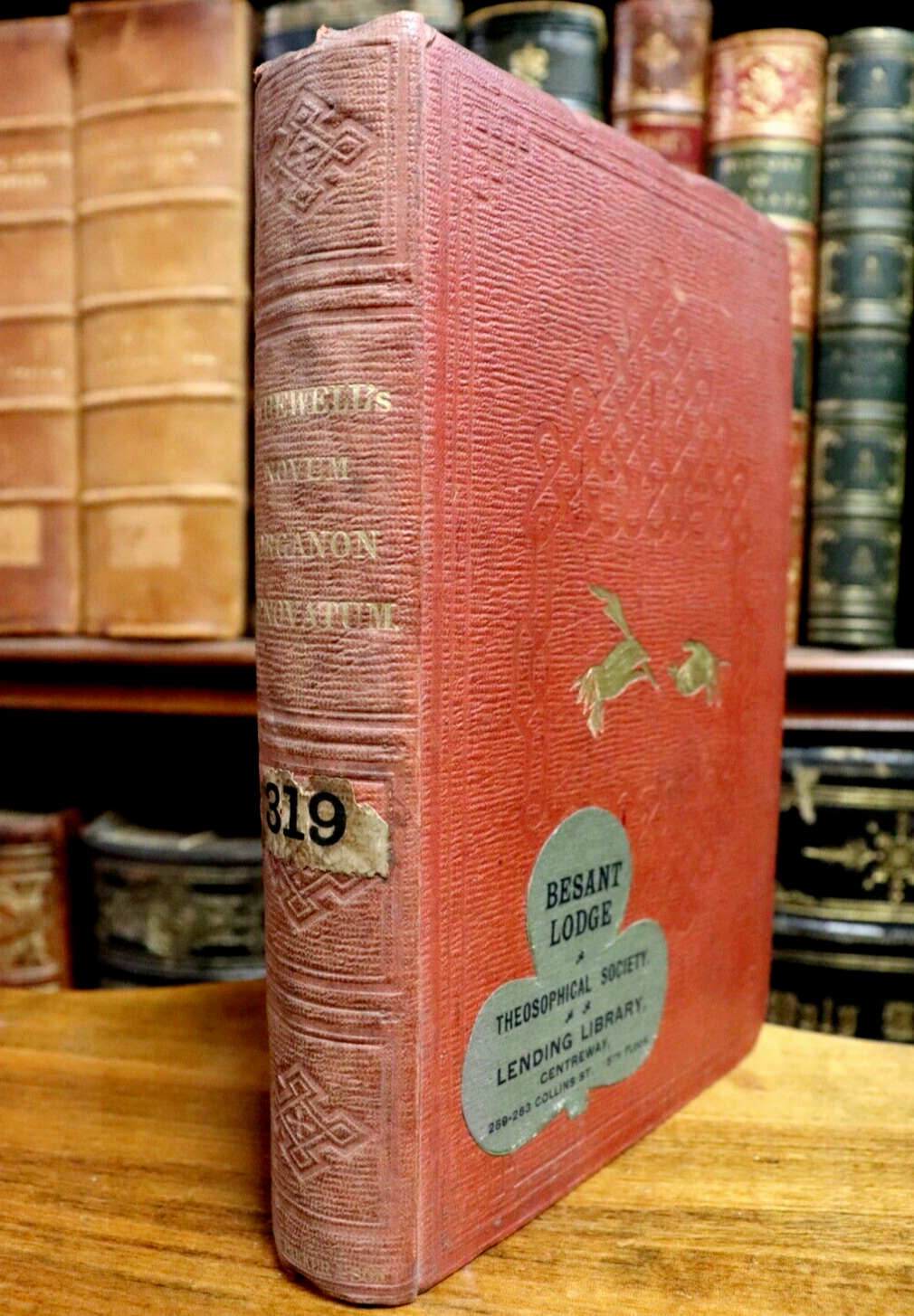 1858 Novum Organon Renovatum by W. Whewell Antiquarian Science Book