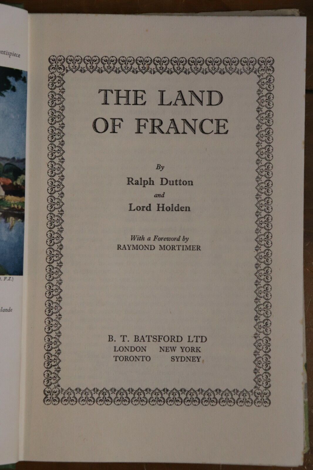 The Land Of France - 1952 - Vintage Book - French History
