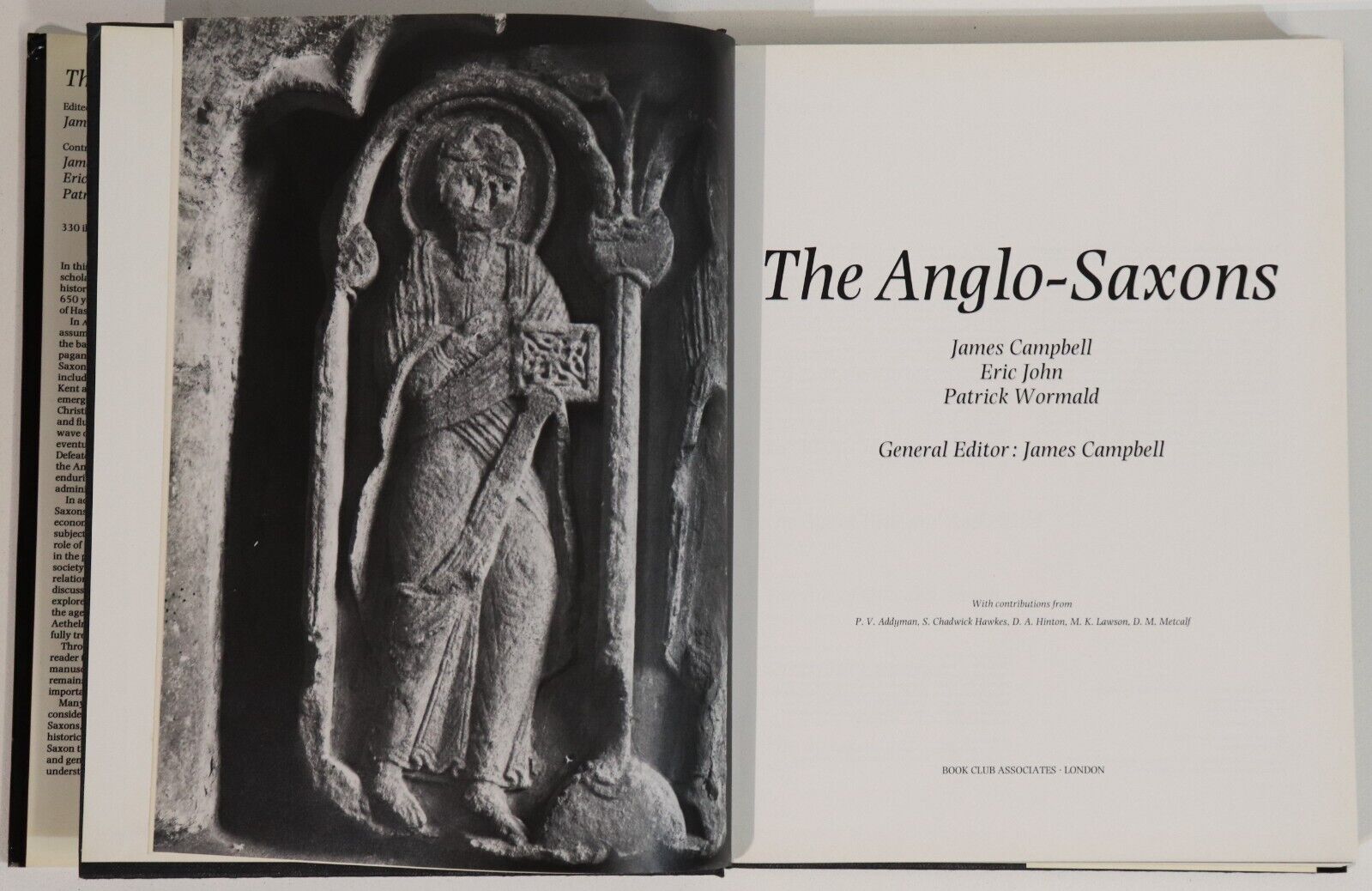 The Anglo Saxons - 1982 - 1st Edition British History Book