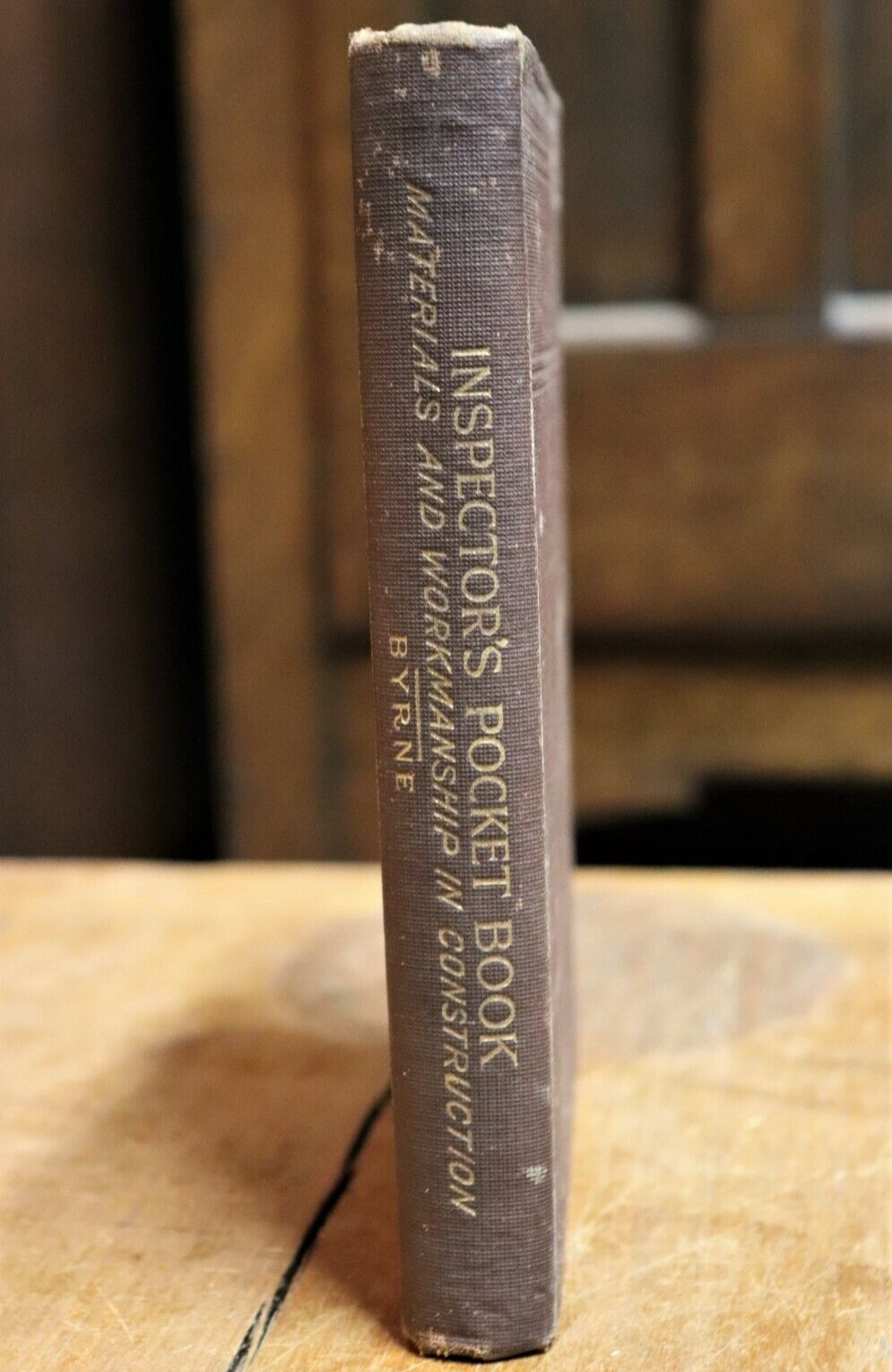 1898 Byrne's Construction Inspectors Pocket Book Rare Antiquarian Book