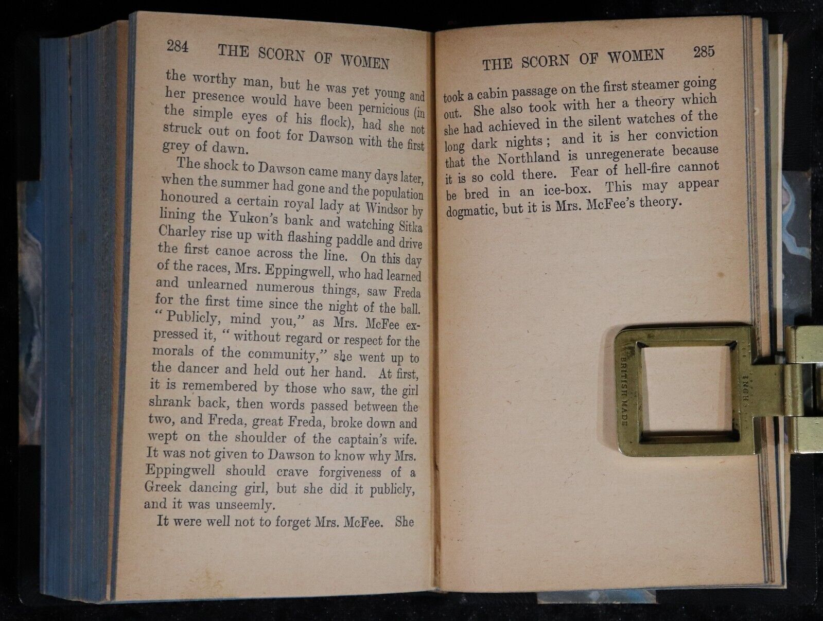 Odyssey Of The North & God Of Fathers Jack London - c1917 - Antique Fiction Book