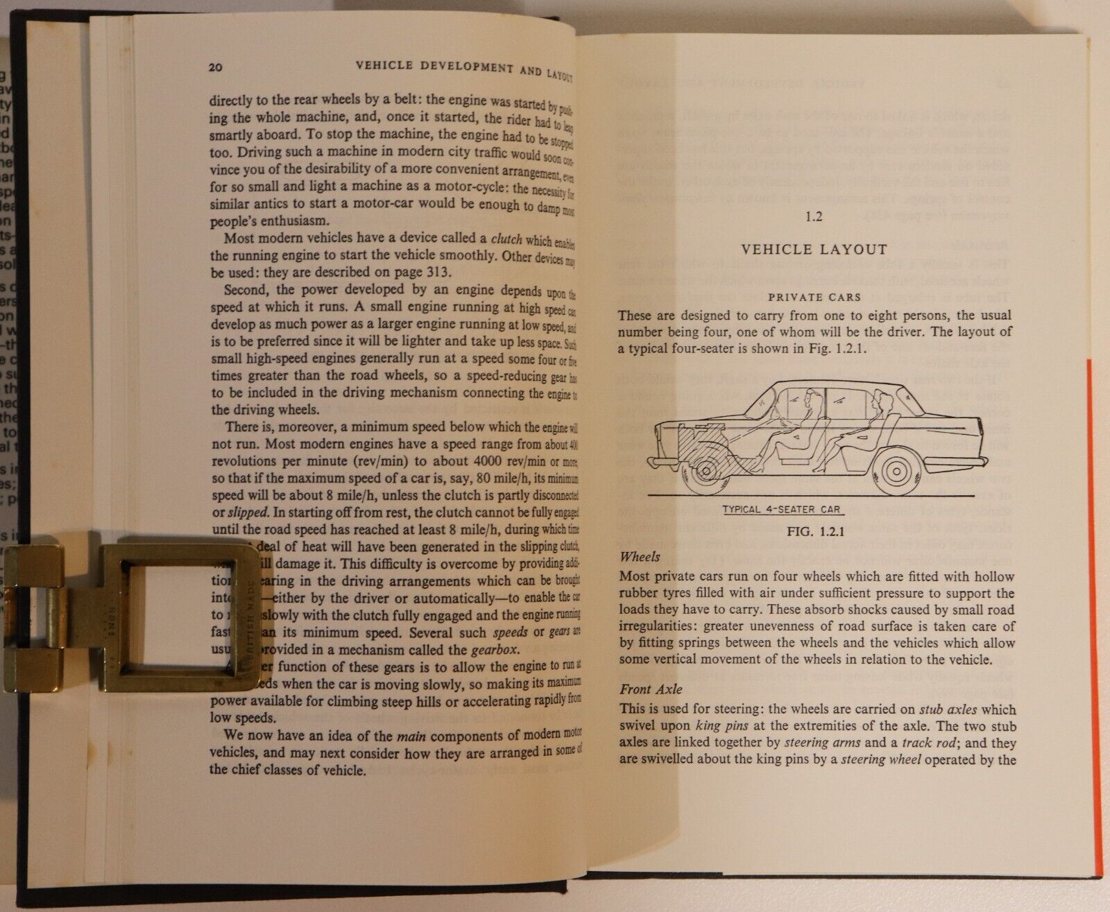 Fundamentals Of Motor Vehicle Technology - 1972 - Vintage Automotive Book