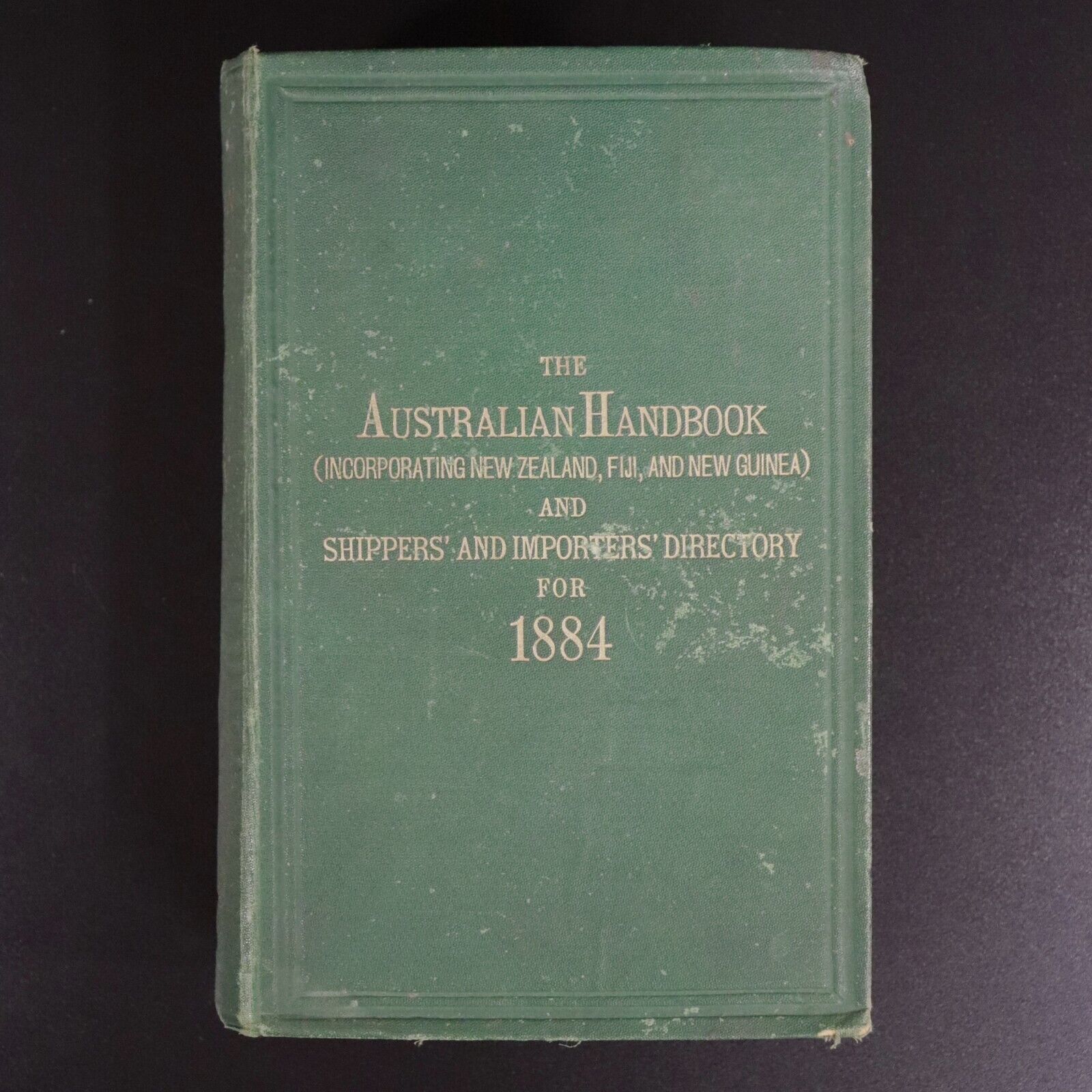 1884 The Australian Handbook & Emigration Guide Antiquarian Book Foldout Maps