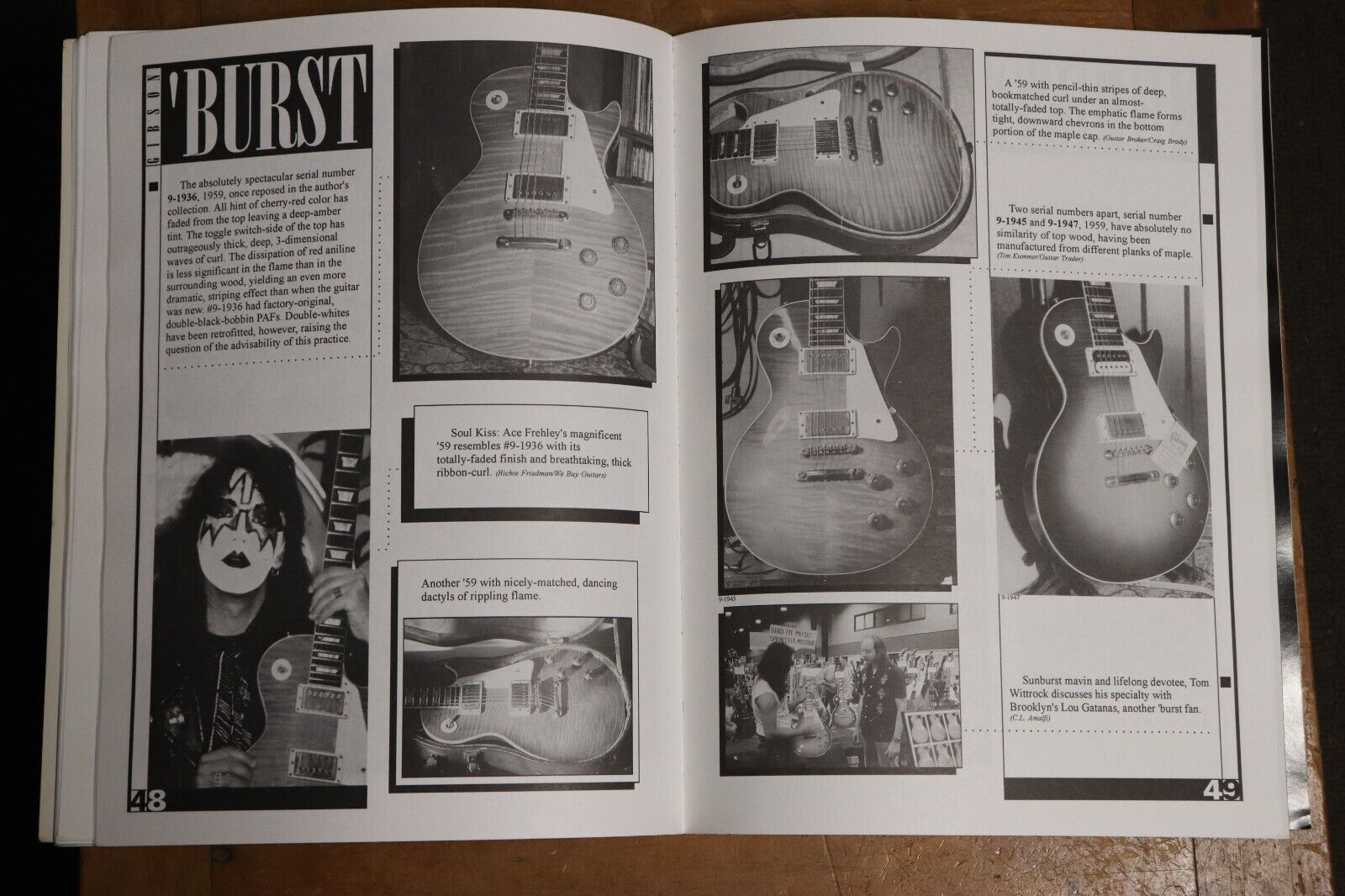 'Burst: 1958-'60 Sunburst Les Paul - 1994 - 1st Edition Gibson Guitar Book