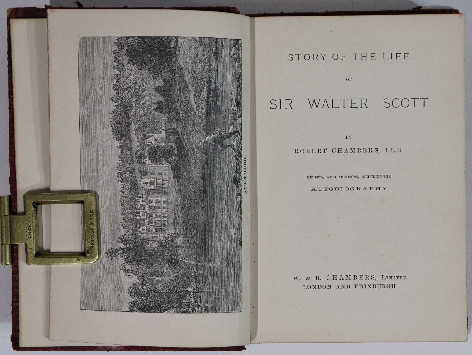 Two Great Authors: Walter Scott & Thomas Carlyle - c1895 - Antique Book