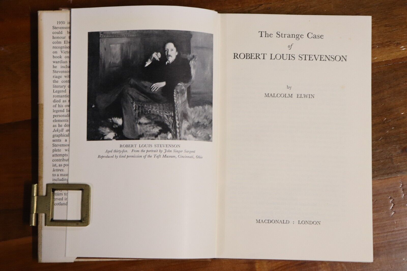 The Strange Case Of Robert Louis Stevenson - 1950 - Biographical History Book - 0