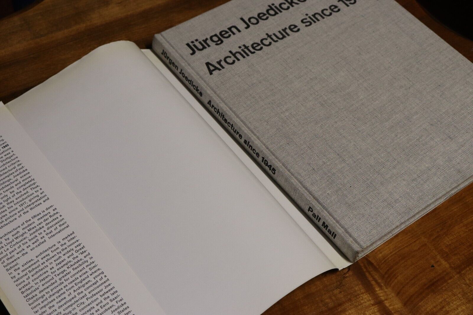 Architecture Since 1945 by Jurgen Joedicke - 1969 - Architectural History Book