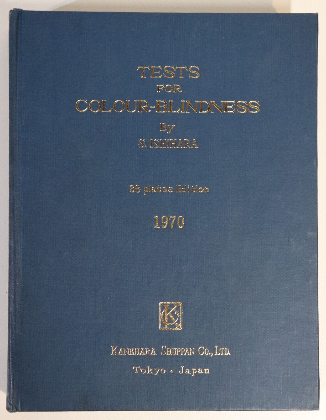 Test Plates For Colour Blindness - 1970 - Vintage Medical Reference Book