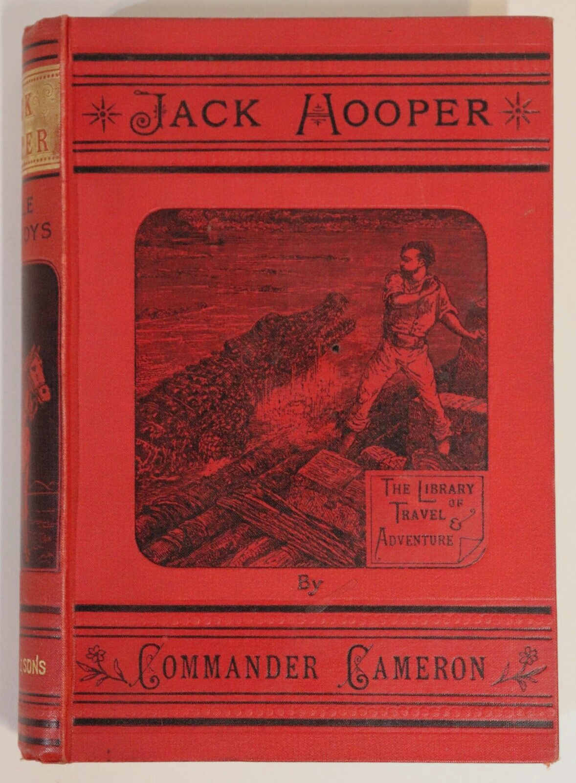 1894 Jack Hooper Adventures At Sea & South Africa Antiquarian Adventure Book - 0