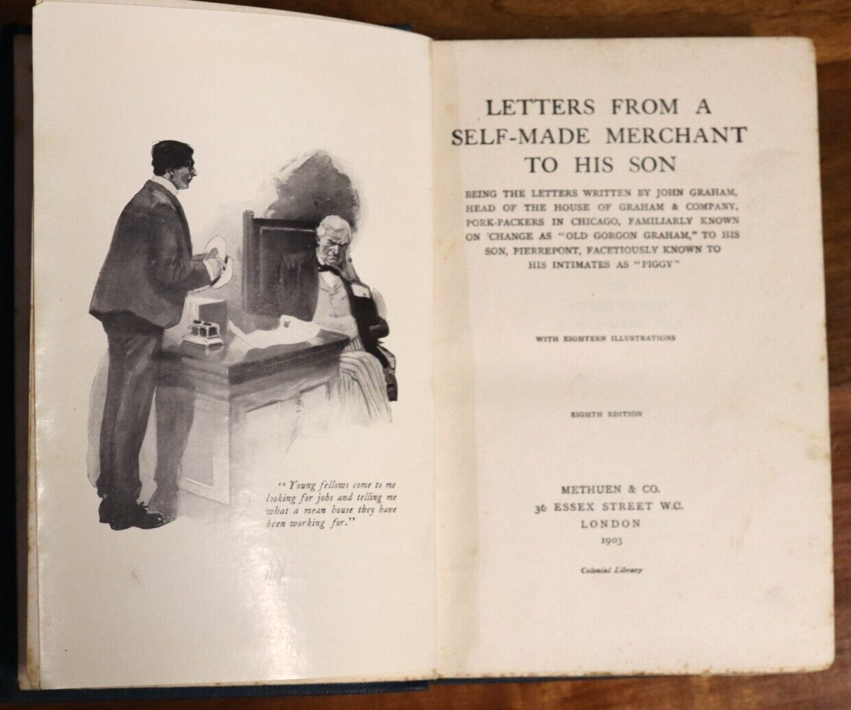 1903 Letters From A Self-Made Merchant To His Son Antique US History B ...