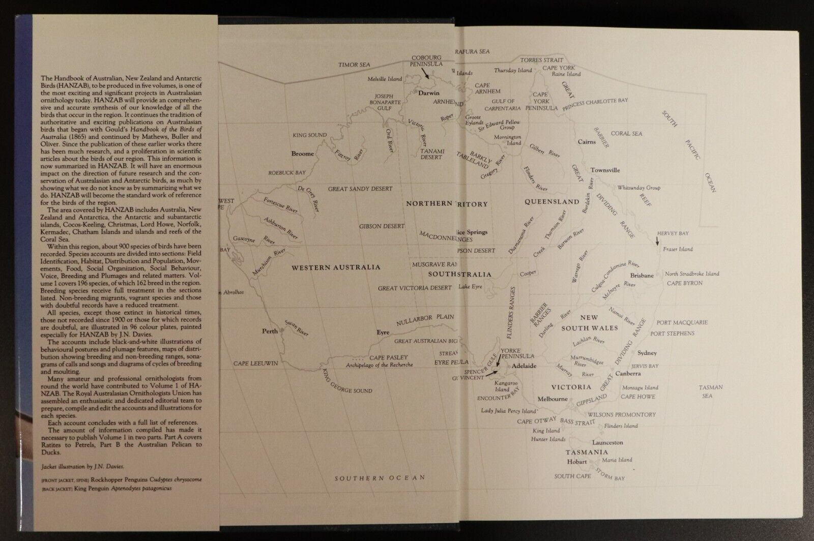 1990 Handbook Of Australian New Zealand & Antarctic Birds 1st Edition Bird Book - 0