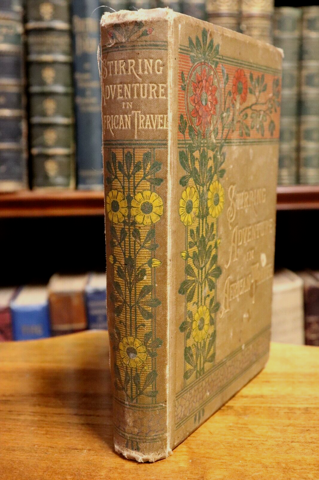 Stirring Adventure In African Travel - 1888 - Rare Livingstone Exploration Book