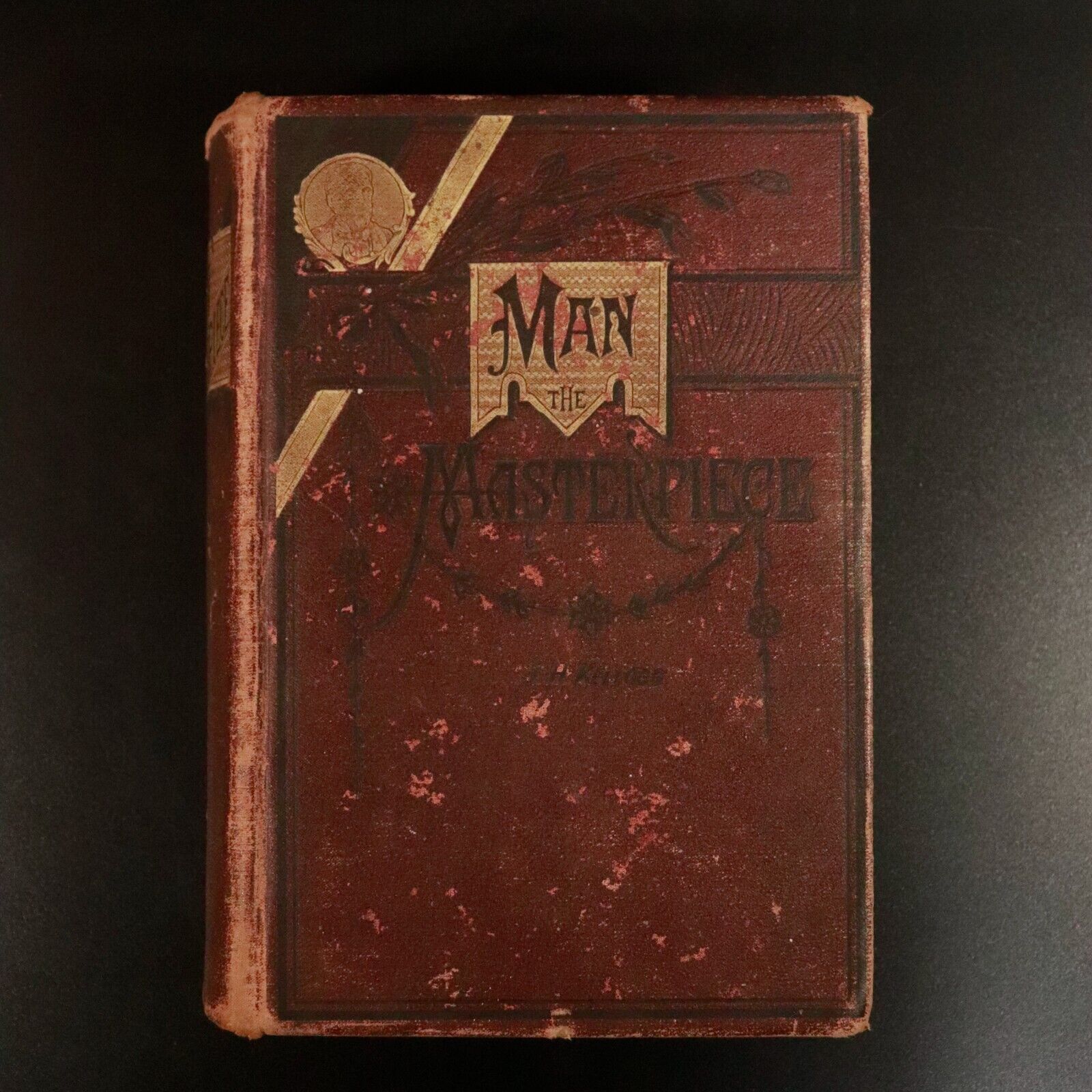 1886 Man The Masterpiece by J.H. Kellogg Illustrated Antiquarian Medical Book