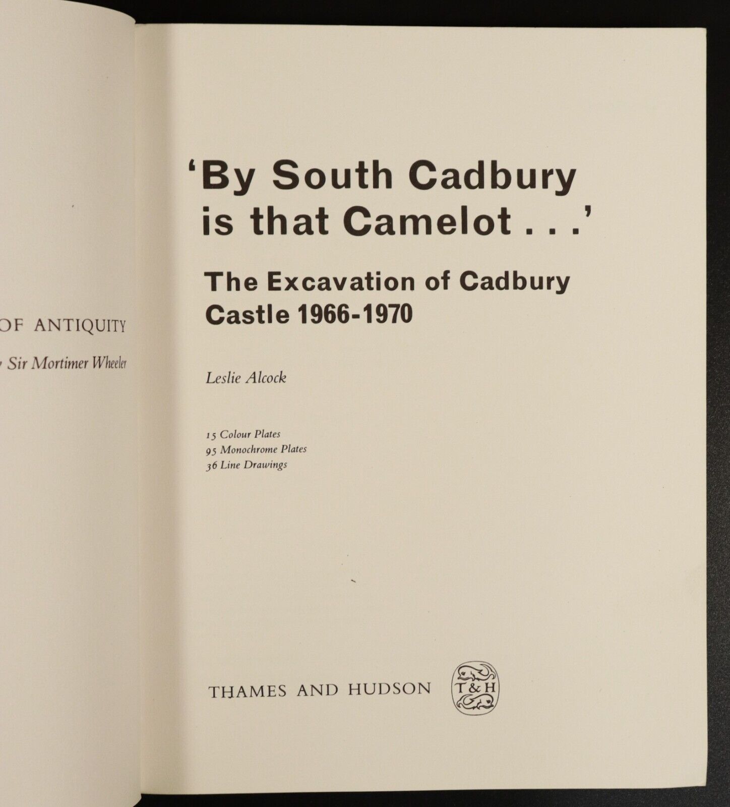 1972 Excavations At Cadbury Castle by Leslie Alcock British Archaeology Book