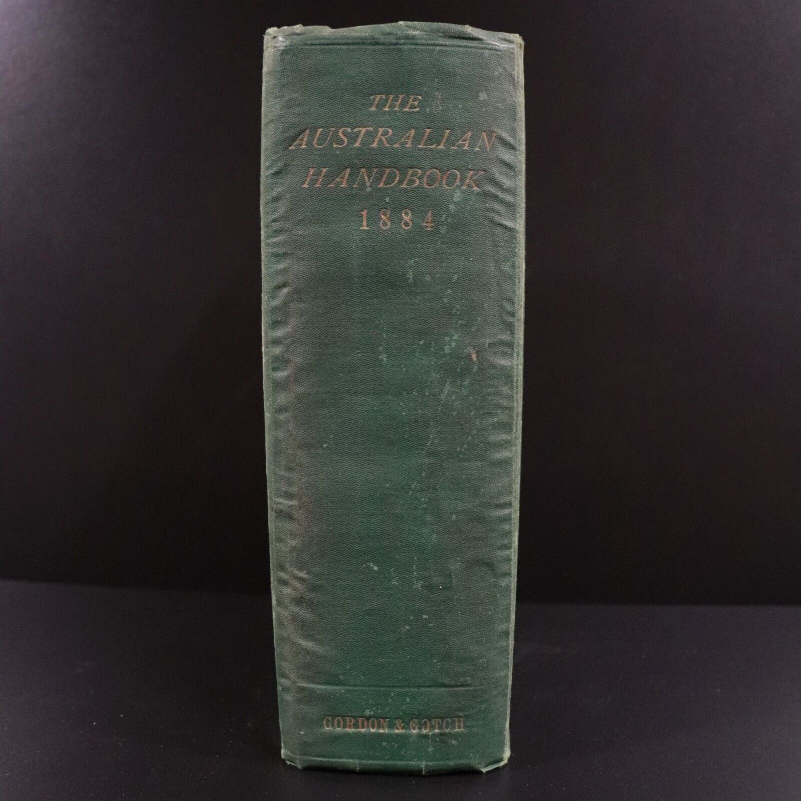 1884 The Australian Handbook & Emigration Guide Antiquarian Book Foldout Maps - 0