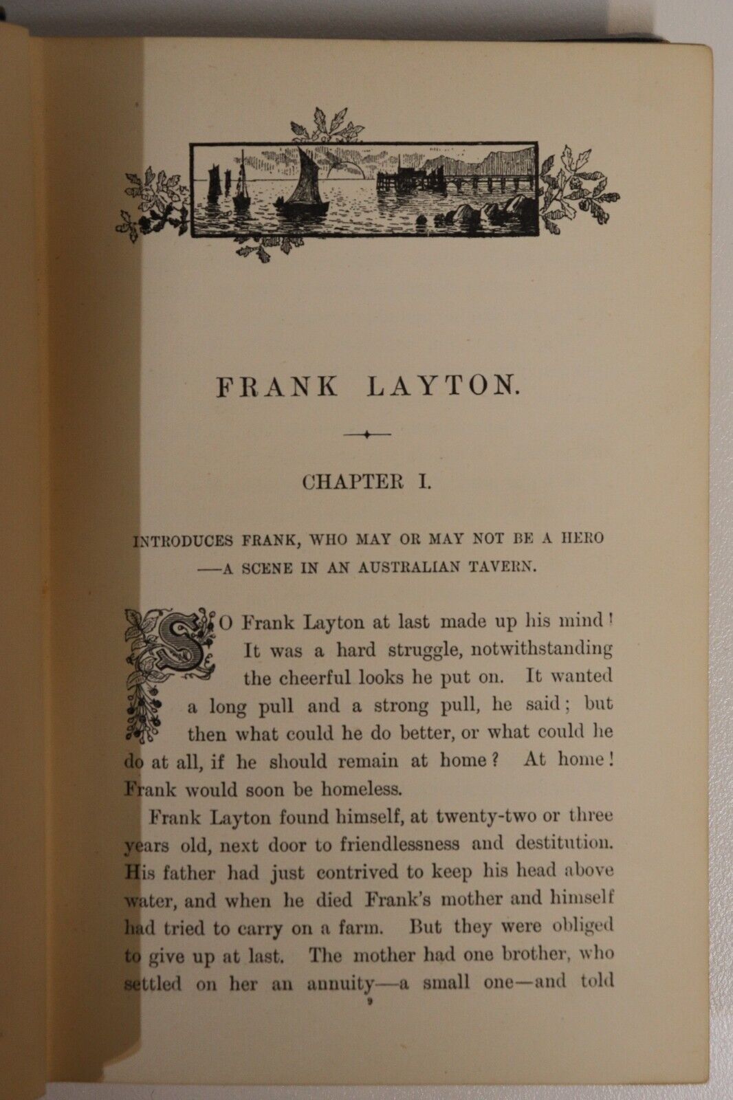 c1900 Frank Layton: An Australian Story Antique Australian Fiction Book - 0