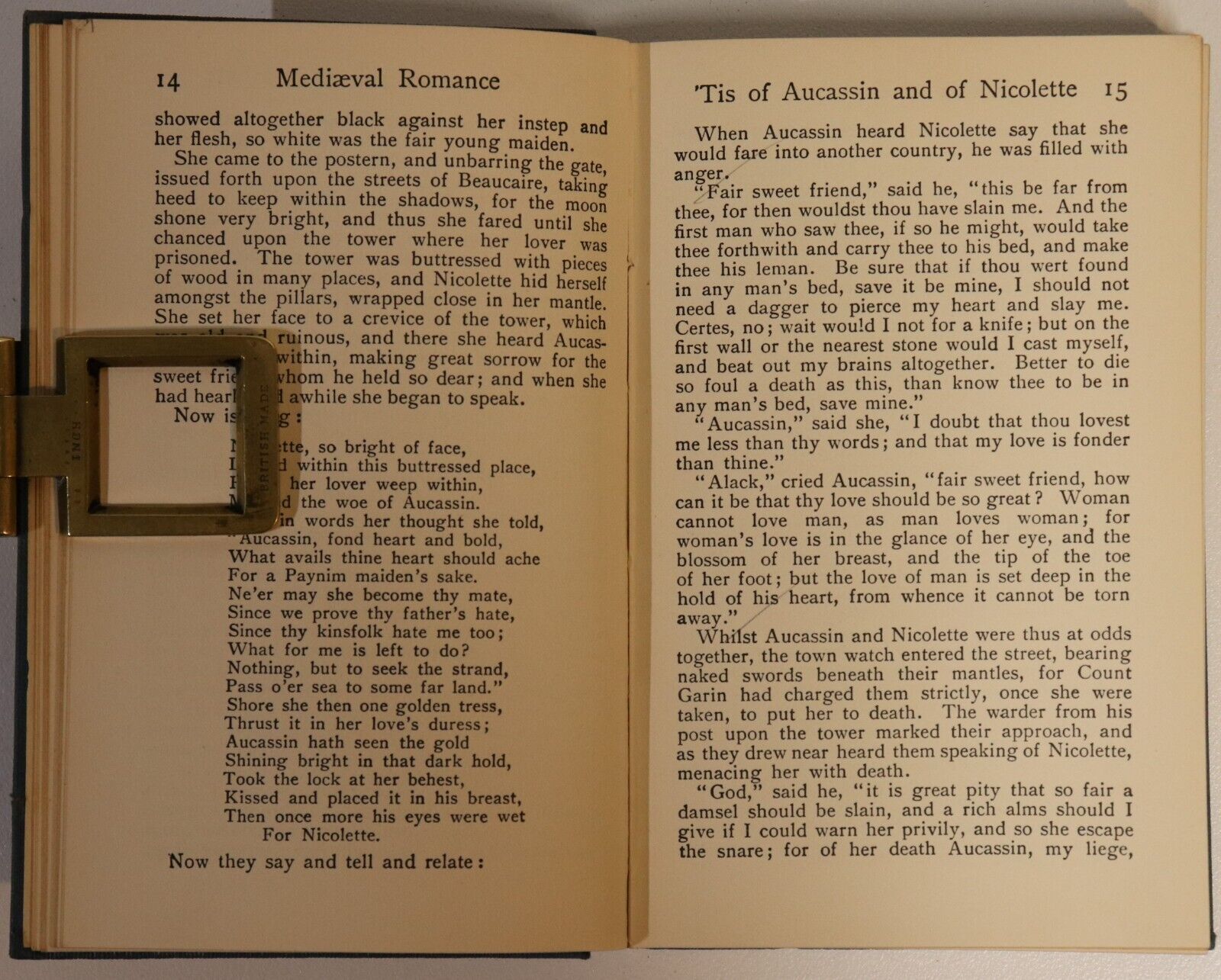 Aucassin & Nicolette - 1928 - Antique French Romance Book