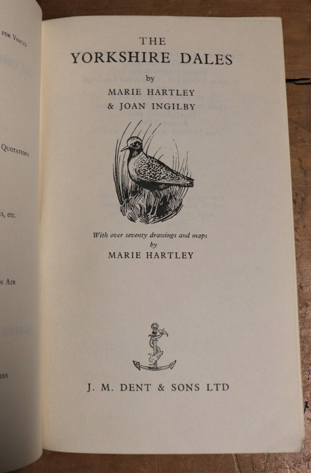 The Yorkshire Dales by Marie Hartley  - 1963 - British History Book - 0
