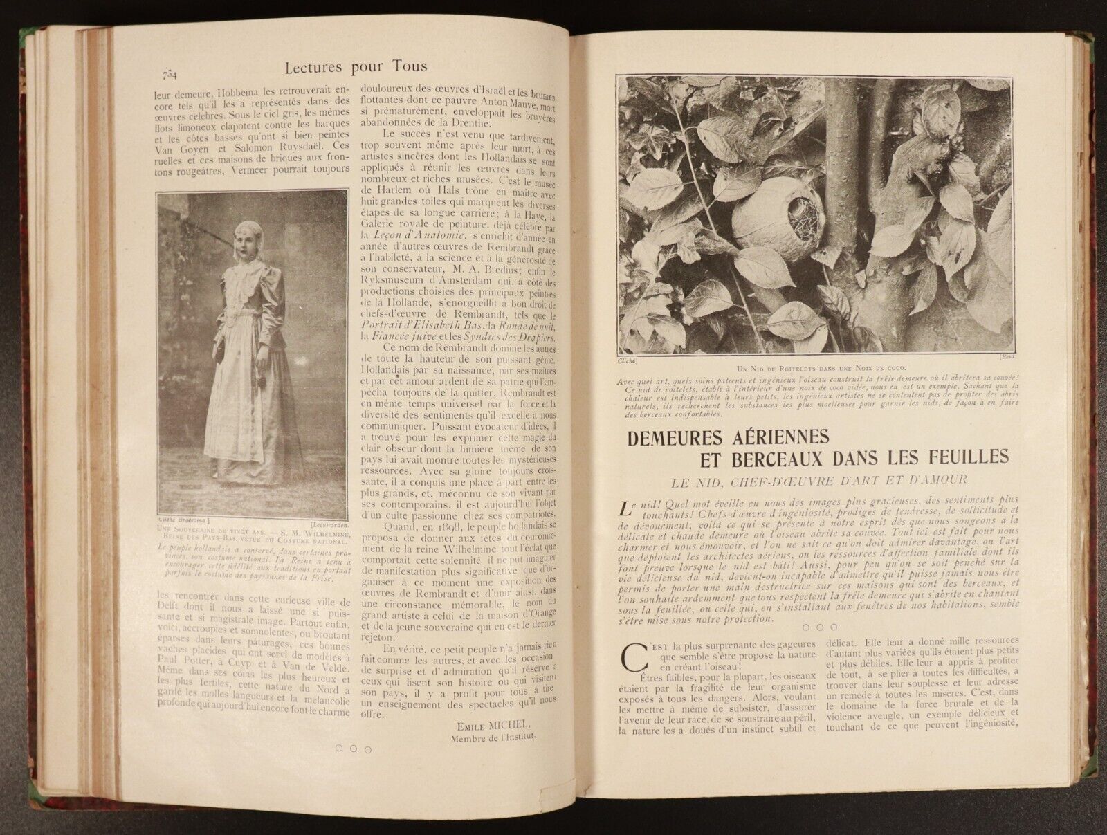 1902 11vol Lectures Pour Tous Revue Universelle Et Populaire French Books