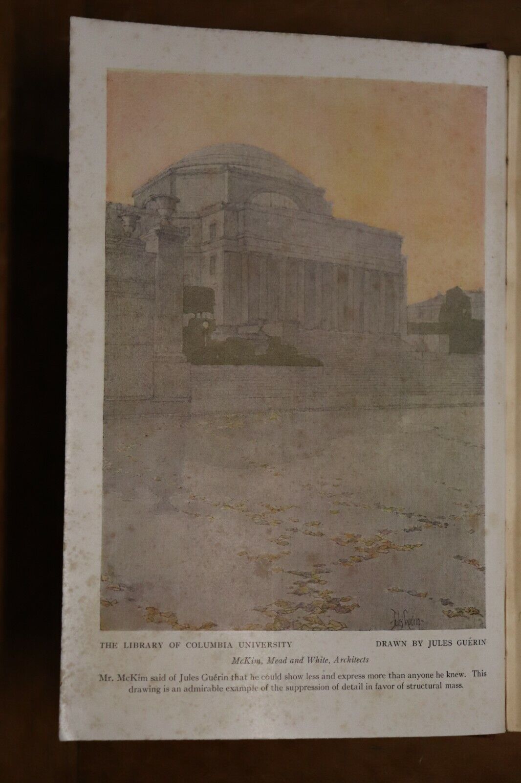 Architectural Rendering In Wash - 1929 - Rare Architecture & Building Book