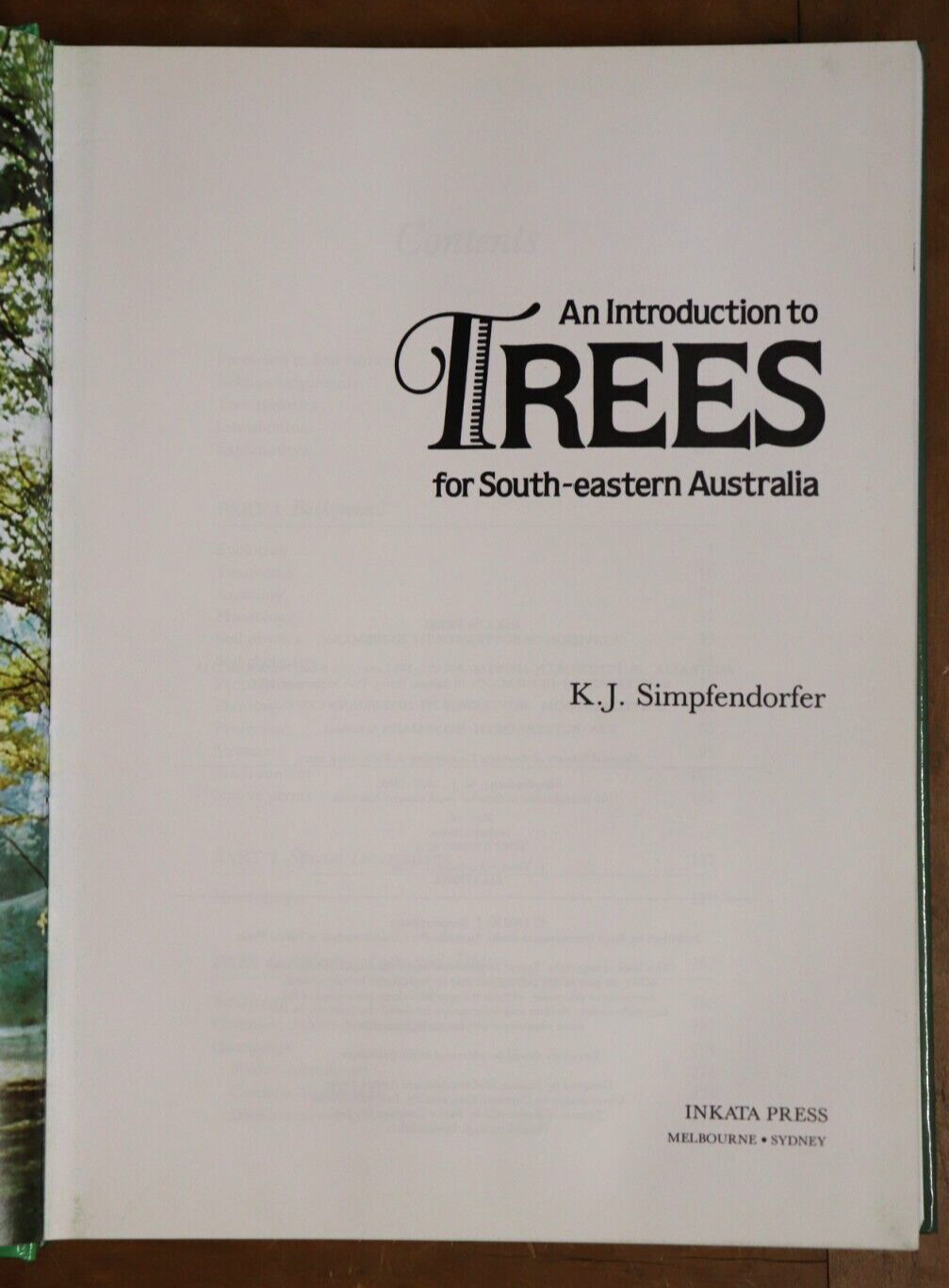 An Introduction to Trees for South-Eastern Australia - 1992 - Gardening Book - 0