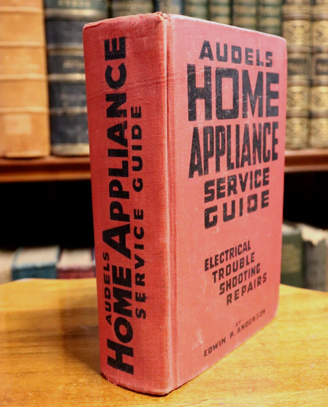 1954 Audels Home Appliance Service Guide Vintage Repair Reference Book