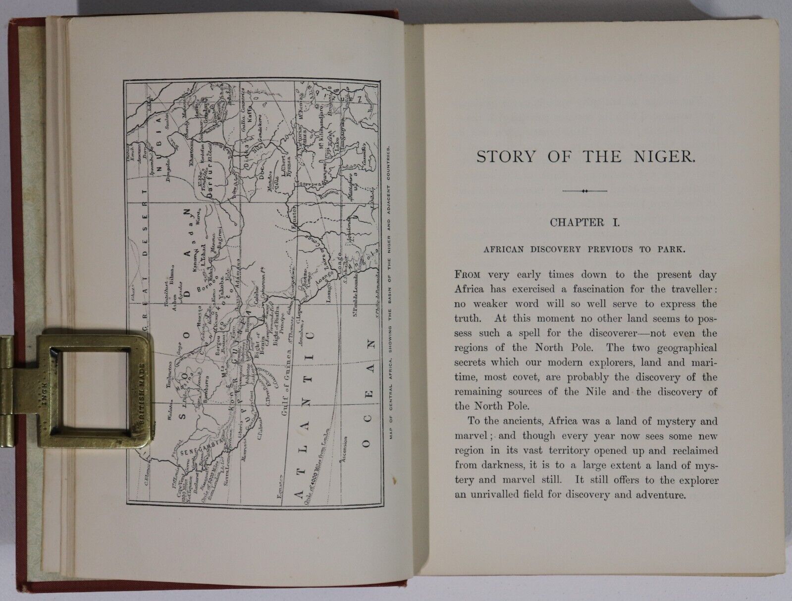 Story Of The Niger by Robert Richardson - 1898 - AntiqueAfrican History Book - 0