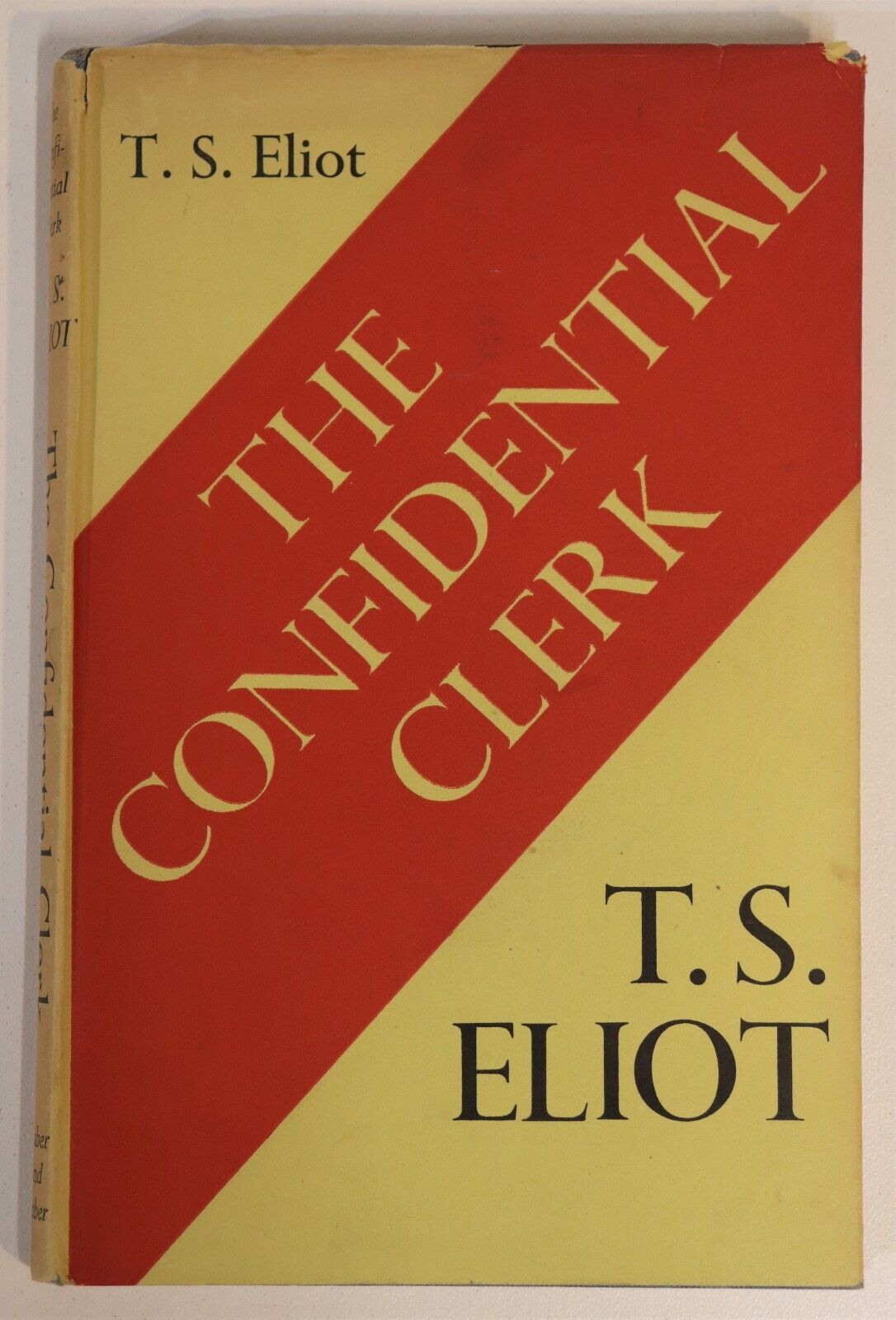 The Confidential Clerk: A Play By TS Eliot - 1954 - Vintage Performing Arts Book