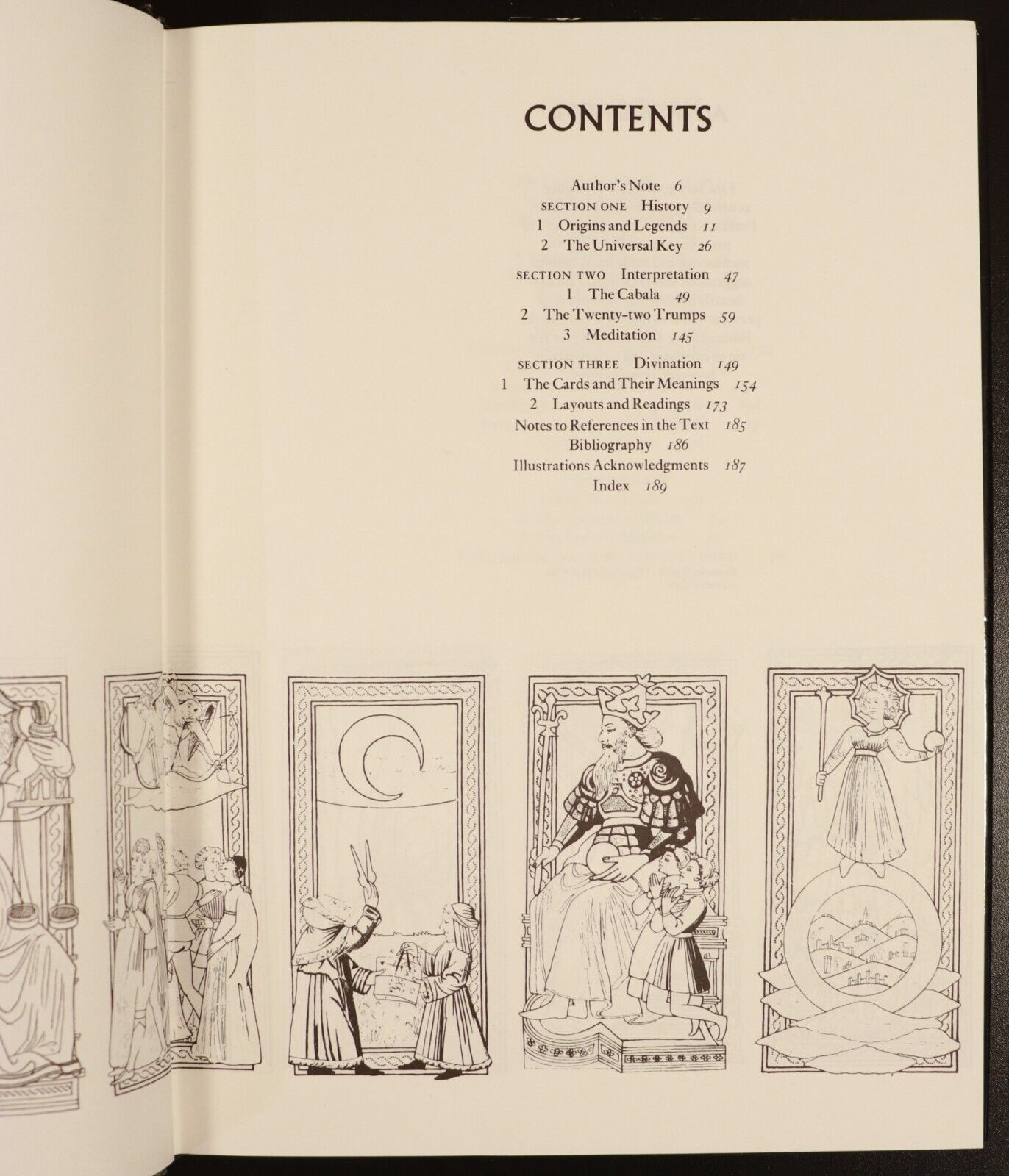 1988 The Tarot by Richard Cavendish Illustrated Occult Book Oracles Tarot Cards