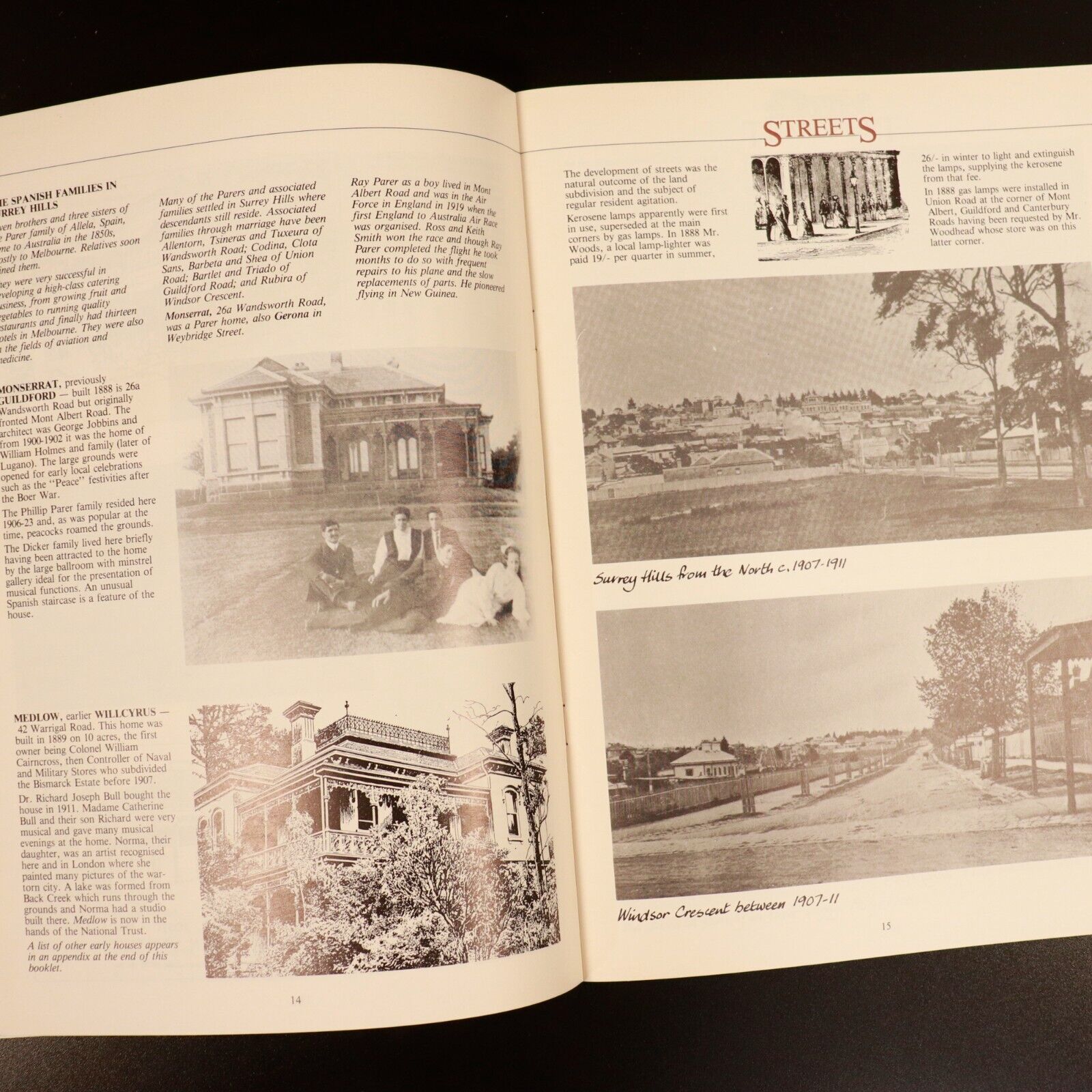 1983 Surrey Hills Centennial 1883-1983 Australian Melbourne Local History Book