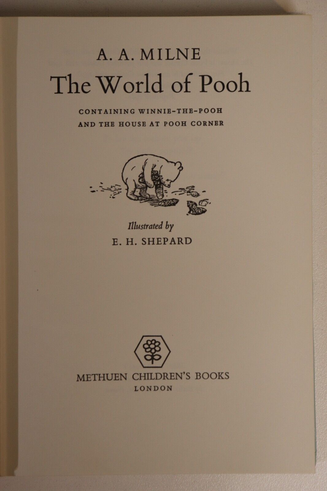 The World Of Pooh by A. A. Milne - 1981 - Children's Story Book - 0