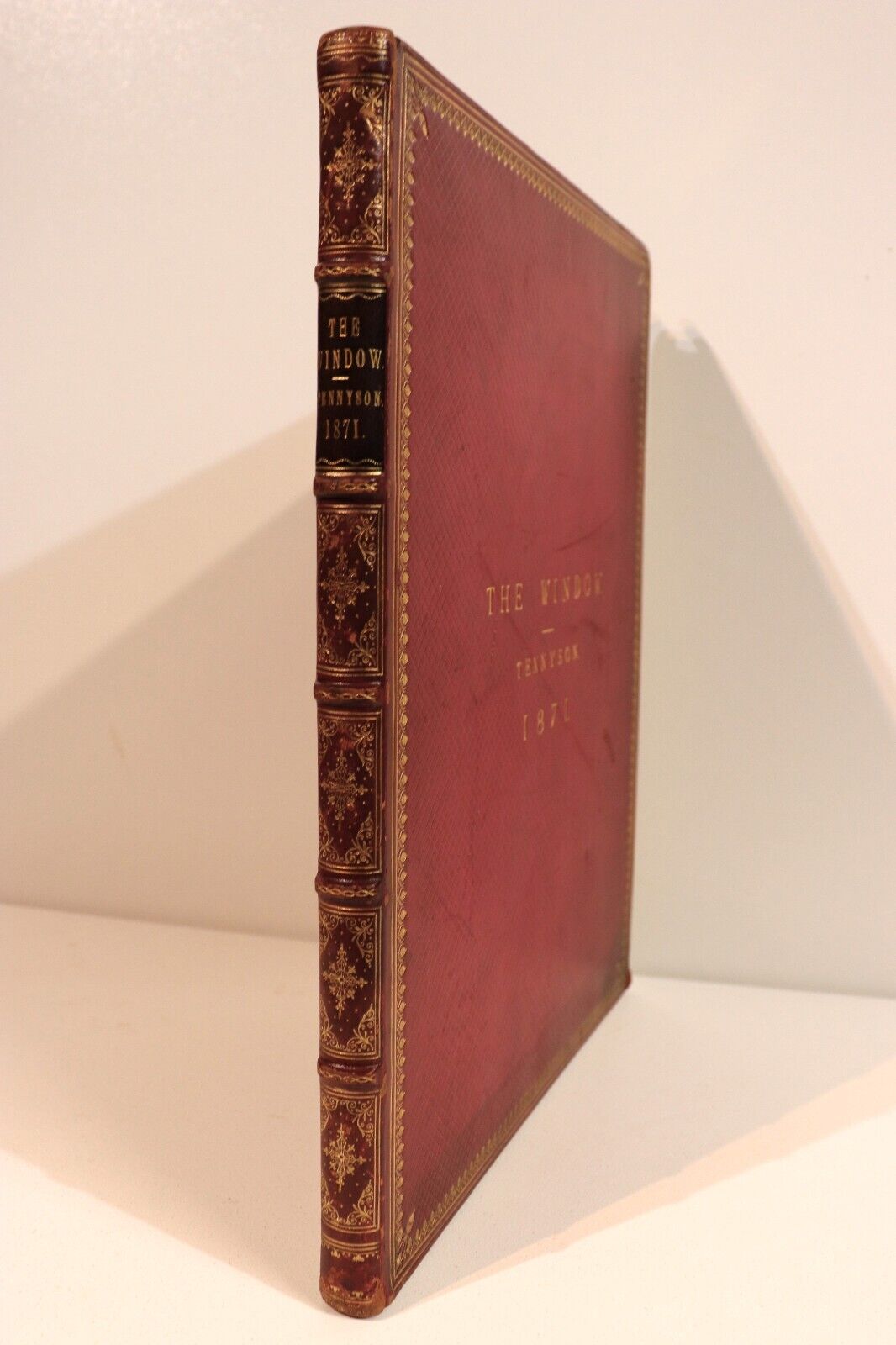 The Window: Songs Of The Wrens: Tennyson - 1871 - Antiquarian Fine Binding Book